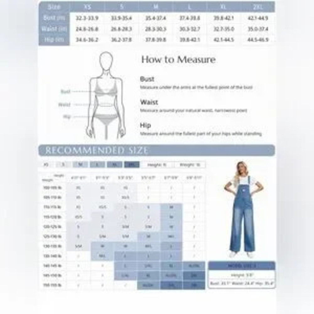 Women's Denim Overalls
